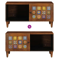 Tavolino da salotto Marrone 80 x 50 x 40 cm 4018228