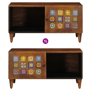 Tavolino da salotto Marrone 80 x 50 x 40 cm 4018228