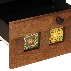 Armadio da Notte con cassetto 2 pcs Marrone 40 x 33 x 46 cm 4018231