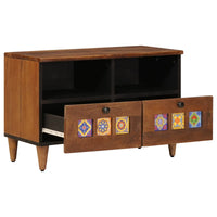 Tavolino da salotto con cassetto Marrone 80 x 54 x 40 cm 4018237