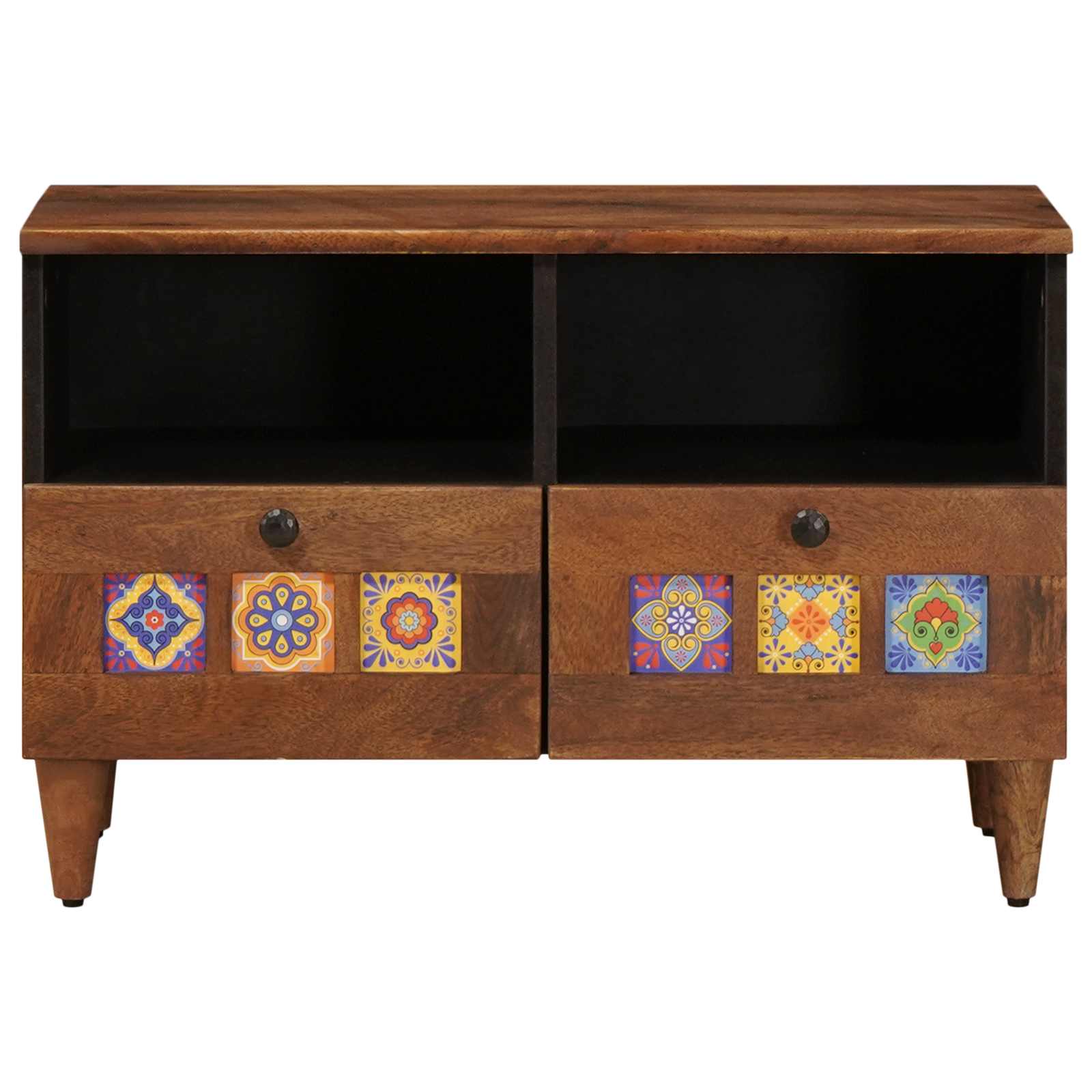 Tavolino da salotto con cassetto Marrone 80 x 54 x 40 cm 4018237