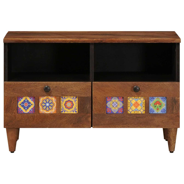 Tavolino da salotto con cassetto Marrone 80 x 54 x 40 cm 4018237