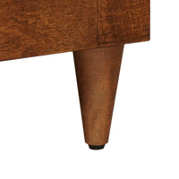 Mobile TV Noce 105 x 33,5 x 46 cm Legno di mango massello 4018238