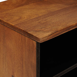 Mobile TV Noce 100 x 33,5 x 46 cm Legno di mango massello 4018240