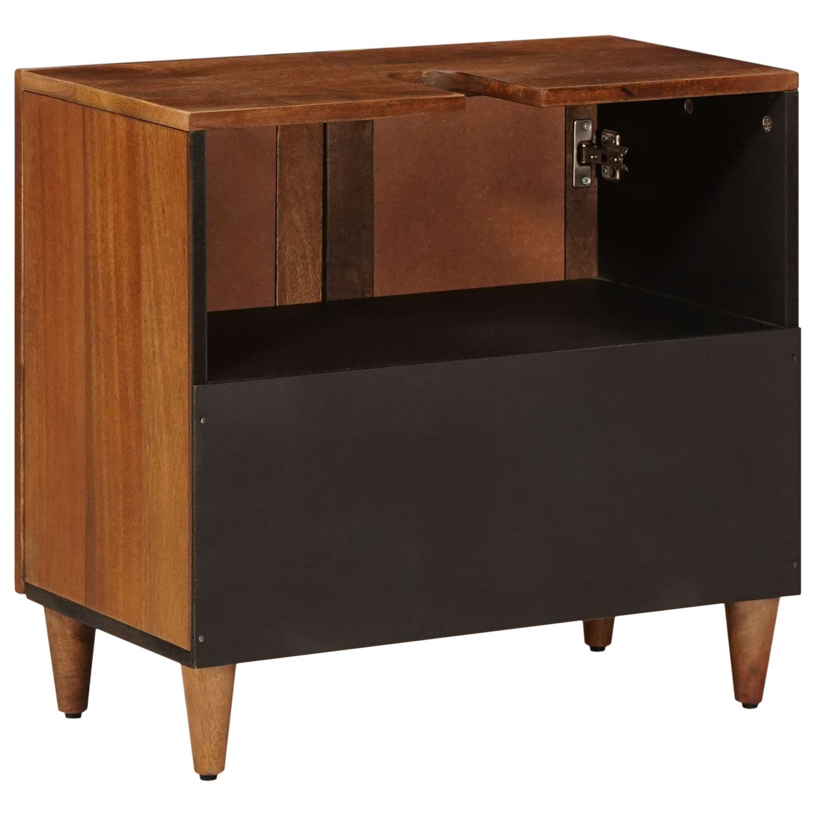 Armadio per Lavabo da Bagno con porta Noce 62 x 33 x 58 cm 4018243