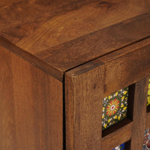 Mobile Appeso da Bagno con archiviazione Noce 38 x 33,5 x 48 cm 4018244