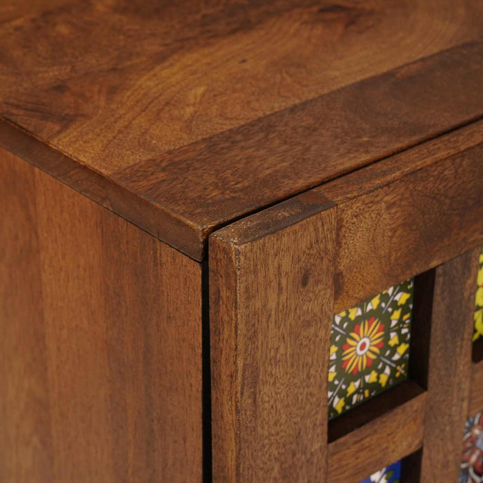 Mobile Appeso da Bagno con archiviazione Noce 38 x 33,5 x 48 cm 4018244