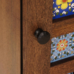 Mobile Appeso da Bagno con archiviazione Noce 38 x 33,5 x 48 cm 4018244