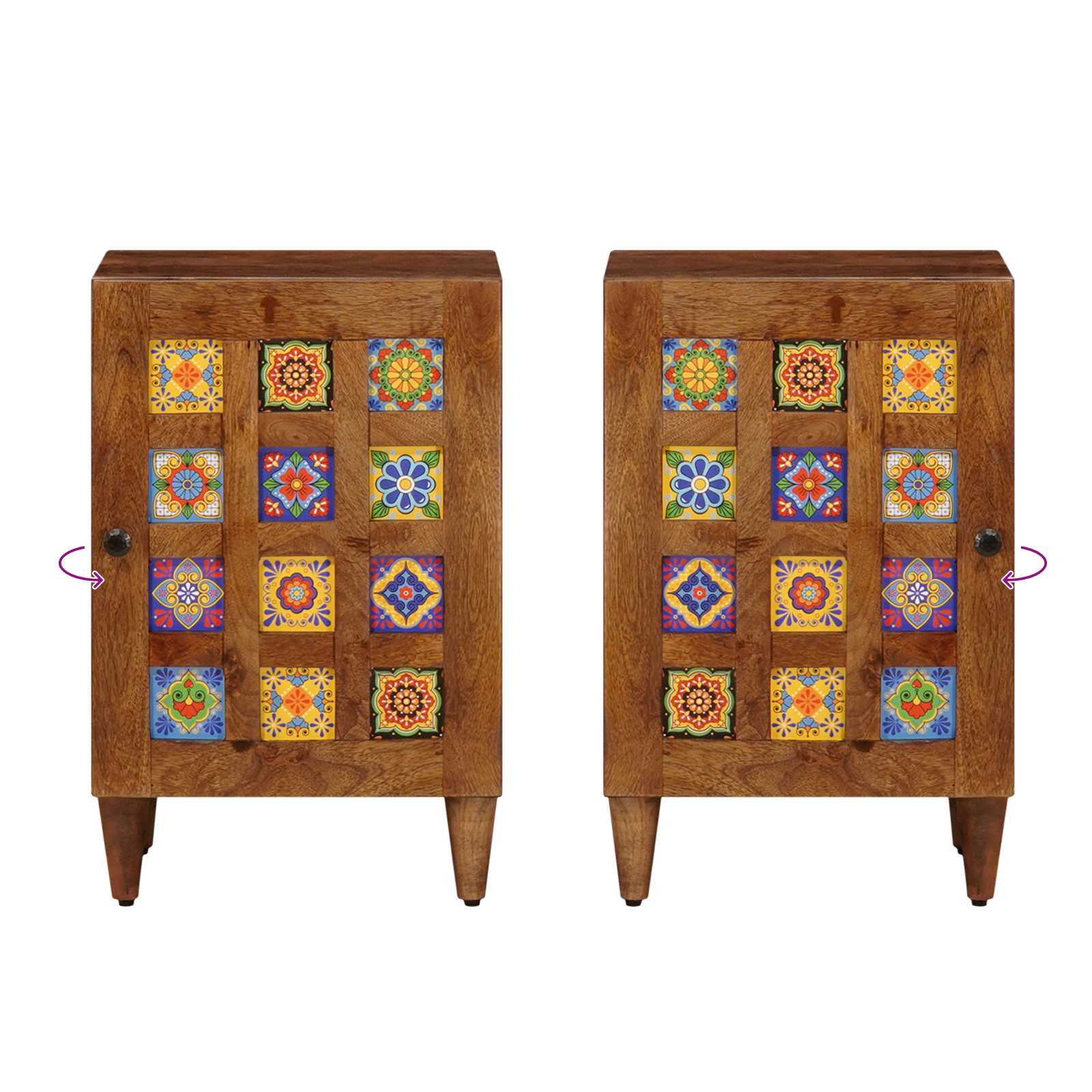 Mobile da Bagno con archiviazione Noce 38 x 33,5 x 58 cm 4018245