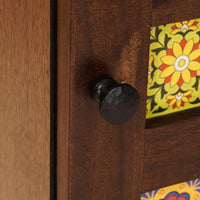 Credenza Noce 40 x 33,5 x 75 cm Legno di mango massello 4018248