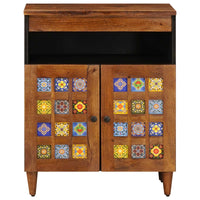 Credenza Noce 60 x 33,5 x 75 cm Legno di mango massello 4018249