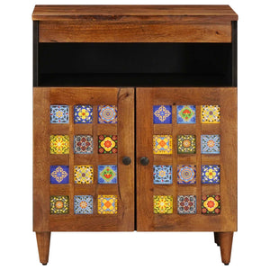 Credenza Noce 60 x 33,5 x 75 cm Legno di mango massello 4018249