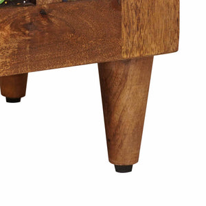 Credenza-Buffet-Armadio da cucina Noce 40 x 33,5 x 110 cm Legno di mango massello