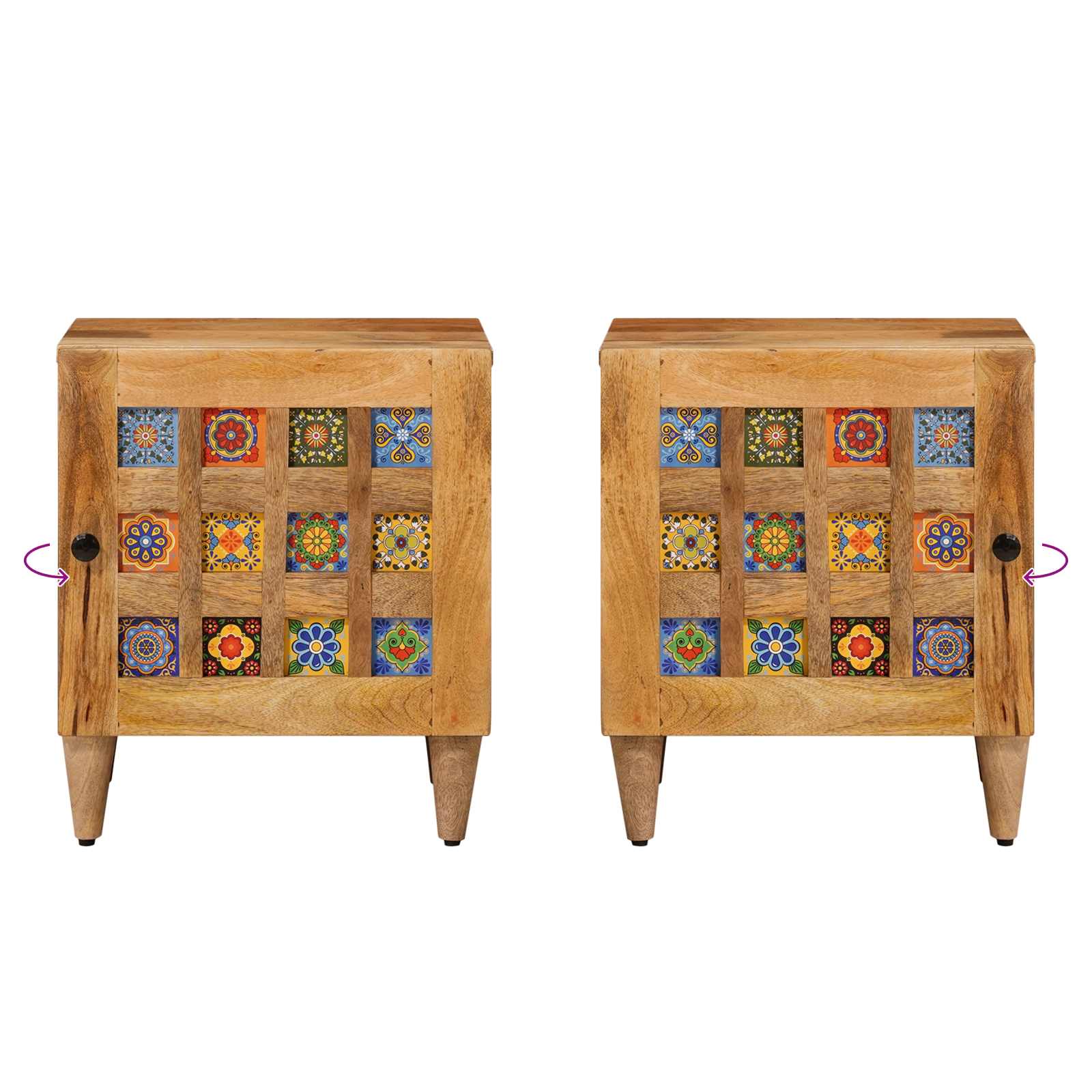 Armadio da Notte Naturale 40 x 33,5 x 46 cm 4018256