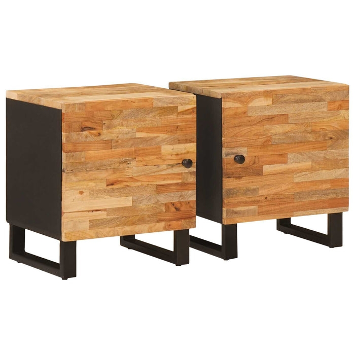 Armadio da Notte 2 pcs Marrone 40 x 33,5 x 46 cm 4018293