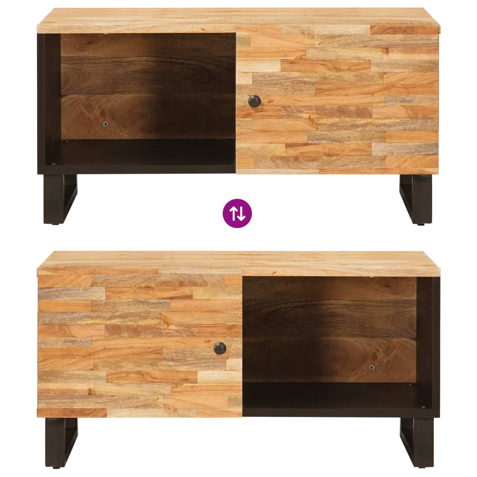 Tavolino da salotto Marrone 88 x 52 x 12 cm 4018300