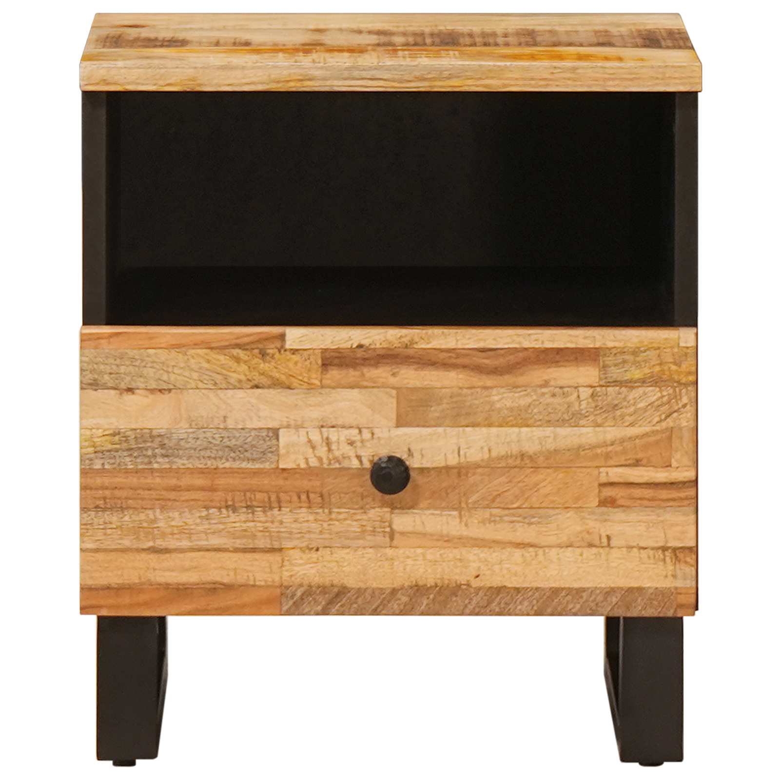 Mobiletto da Letto con cassetto Marrone 40 x 33 x 46 cm 4018302