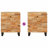 Mobiletto da Letto con cassetto Marrone 59 x 39 x 18 cm 4018304