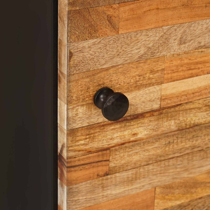 Mobile Appeso da Bagno con porta Naturale 38 x 33,5 x 48 cm 4018316