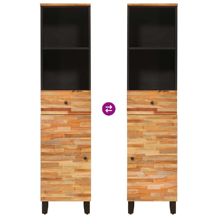 Mobile da Bagno con cassetto Naturale 38 x 33,5 x 160 cm 4018318