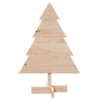 Albero di Natale Decorativo-Decorazioni natalizie in Legno 70 cm in Legno Massello