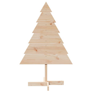 vidaXL Albero di Natale Decorativo in Legno 110 cm in Legno Massello