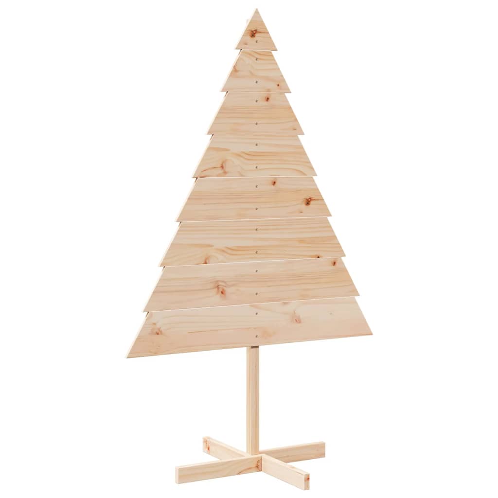 vidaXL Albero di Natale Decorativo in Legno 150 cm in Legno Massello