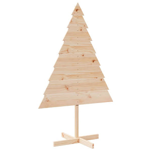 vidaXL Albero di Natale Decorativo in Legno 150 cm in Legno Massello