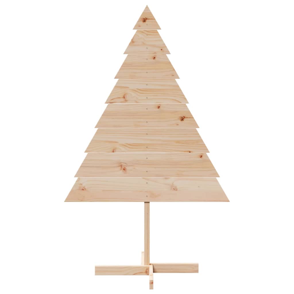 Albero di Natale Decorativo-Decorazioni natalizie in Legno 150 cm in Legno Massello