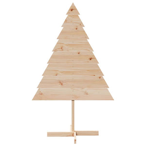 Albero di Natale Decorativo-Decorazioni natalizie in Legno 150 cm in Legno Massello