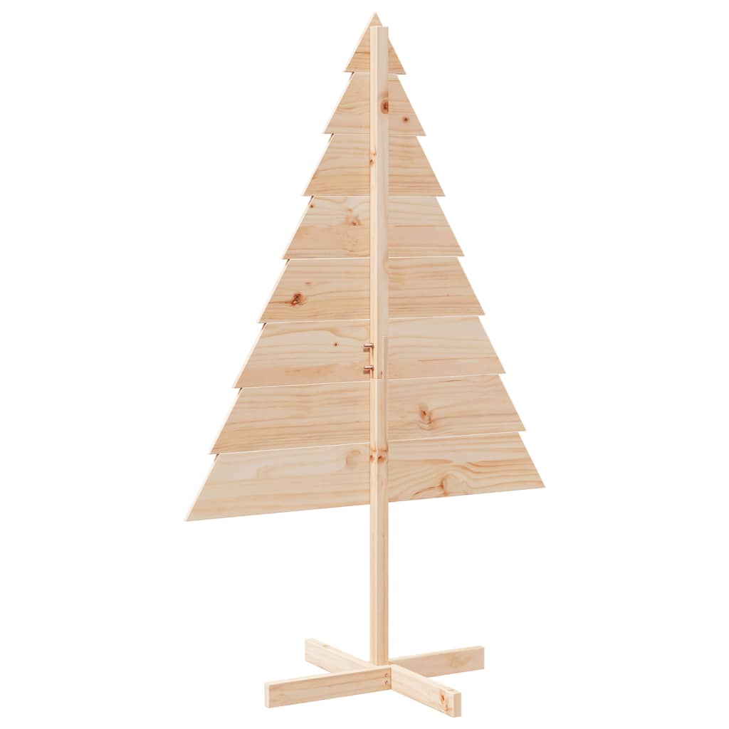 vidaXL Albero di Natale Decorativo in Legno 150 cm in Legno Massello