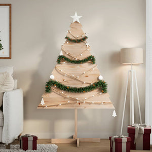 vidaXL Albero di Natale Decorativo in Legno 150 cm in Legno Massello