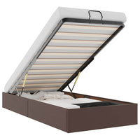 Struttura Letto Pouf senza Materasso 80x200 cm Similpelle 3310771