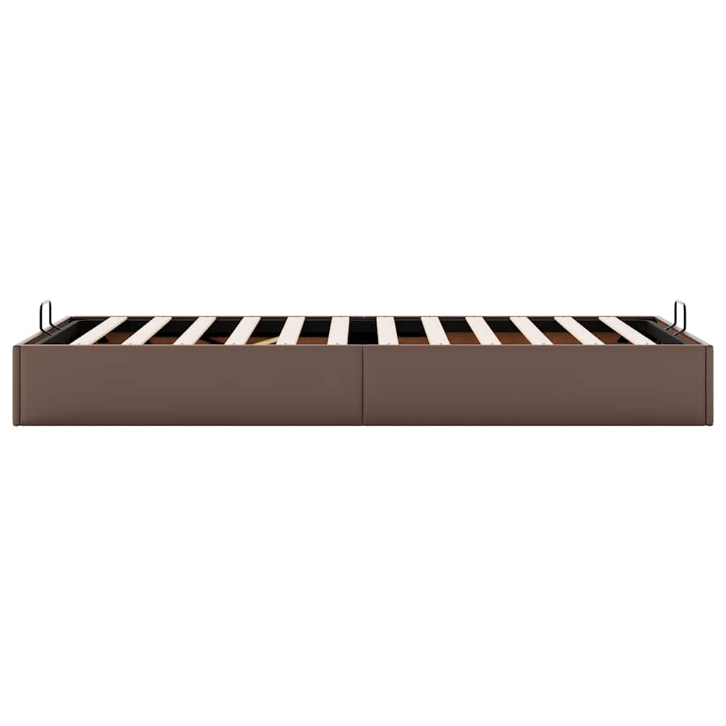 Struttura Letto Pouf senza Materasso 80x200 cm Similpelle 3310771