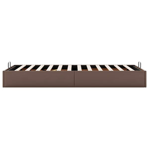 Struttura Letto Pouf senza Materasso 80x200 cm Similpelle 3310771