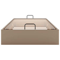 vidaXL Struttura Letto Pouf senza Materasso 80x200 cm Similpelle