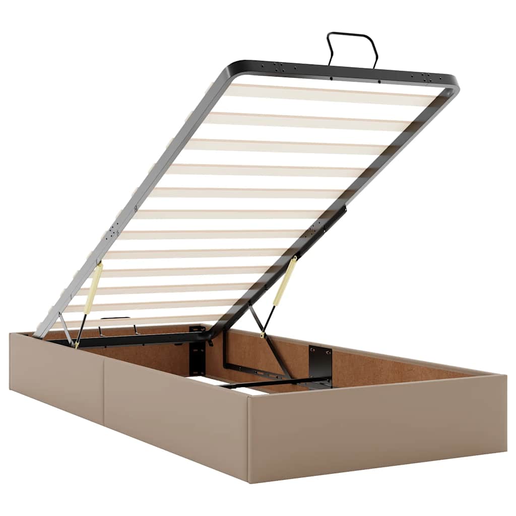 Struttura Letto Pouf senza Materasso 80x200 cm Similpelle 3310773