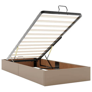 Struttura Letto Pouf senza Materasso 80x200 cm Similpelle 3310773