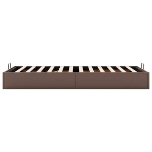 Struttura Letto Pouf senza Materasso 100x200 cm Similpelle 3310786