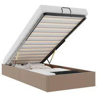 Struttura Letto Pouf senza Materasso 100x200 cm Similpelle 3310788