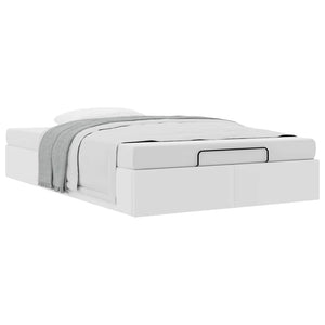 vidaXL Struttura Letto Pouf senza Materasso 120x190 cm Similpelle