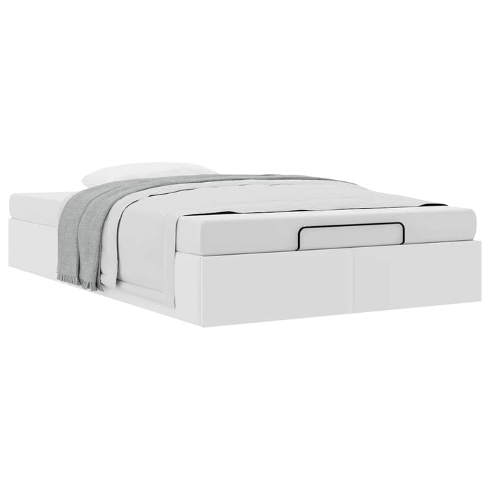 vidaXL Struttura Letto Pouf senza Materasso 120x190 cm Similpelle