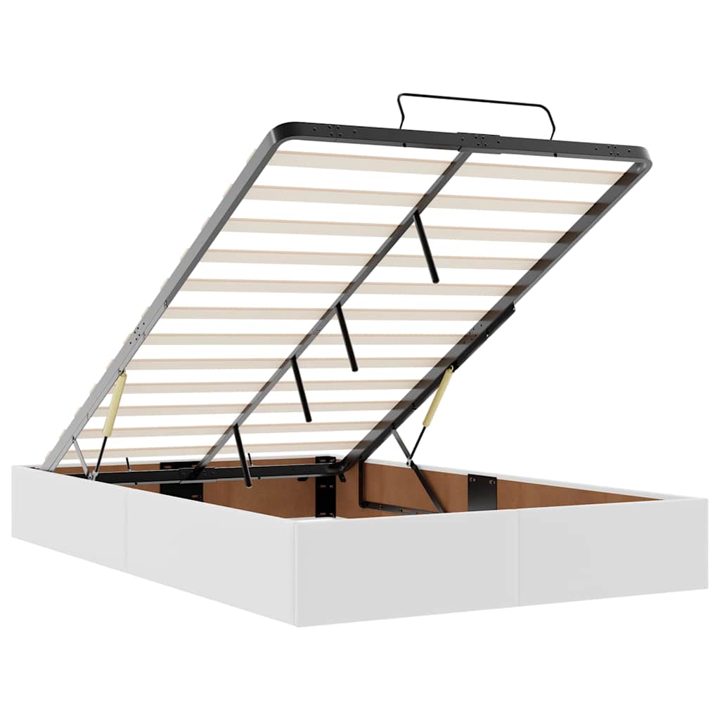 vidaXL Struttura Letto Pouf senza Materasso 120x190 cm Similpelle