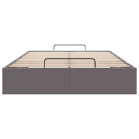 Struttura Letto Pouf senza Materasso 120x190 cm Similpelle 3310792