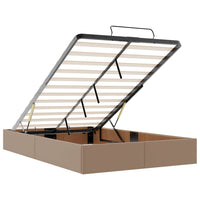 vidaXL Struttura Letto Pouf senza Materasso 120x190 cm Similpelle