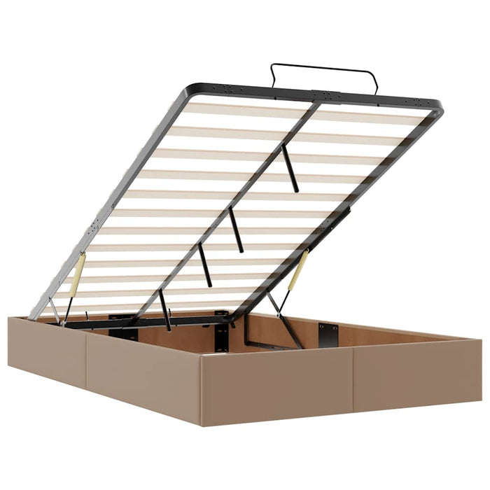 vidaXL Struttura Letto Pouf senza Materasso 120x190 cm Similpelle