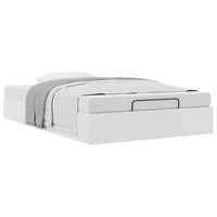 vidaXL Struttura Letto Pouf senza Materasso 120x200 cm Similpelle