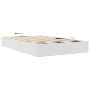 Struttura Letto Pouf senza Materasso 120x200 cm Similpelle 3310795