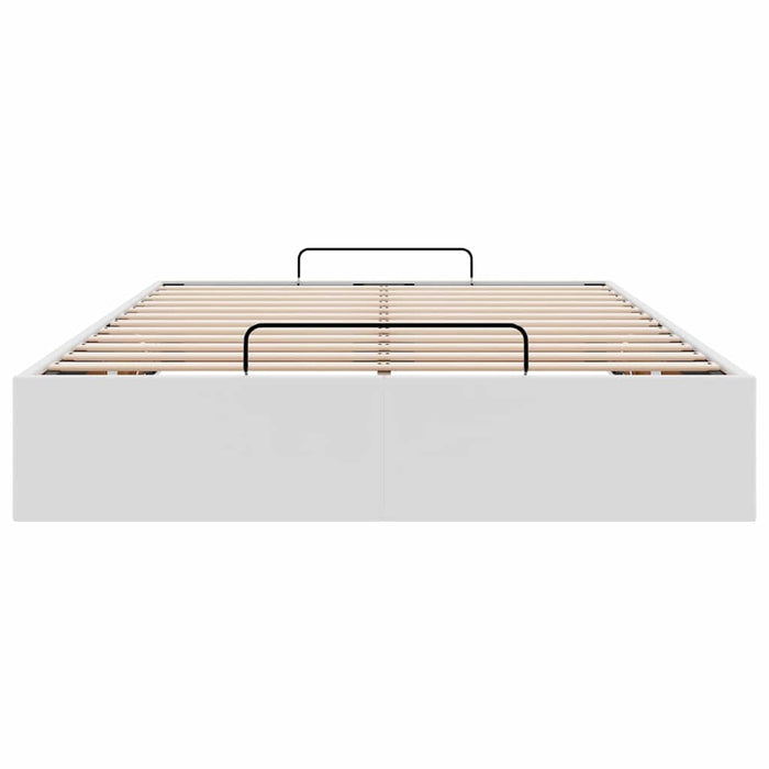 vidaXL Struttura Letto Pouf senza Materasso 120x200 cm Similpelle