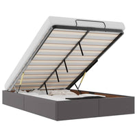 vidaXL Struttura Letto Pouf senza Materasso 120x200 cm Similpelle